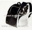 Black Warm Comfortable Fabric Pet Dog Carrier Bags With Waterproof Bottom