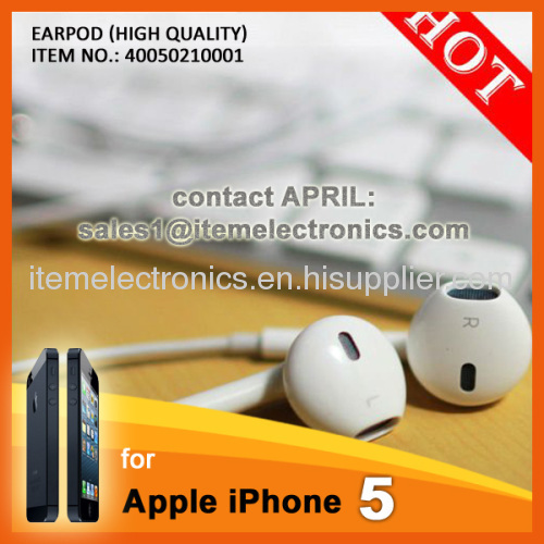 iPhone 5 Earpod Earphone with Remote and Mic High Quality