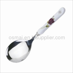 Ceramic handle-scoop