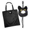 Black Foldable Shopping Bags, Eco-friendly Printing Waterproof Non-Woven Bag