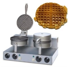 Electric Waffle Maker 2 head