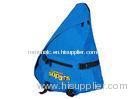 Blue Fashionable Custom 600D Polyester Sling Backpacks, Triangle Bag With Front Pocket