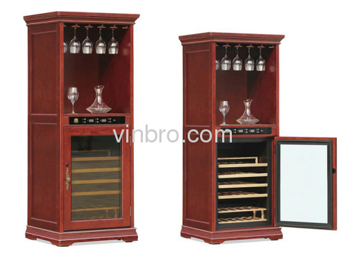 Vinbro Wine Refrigerator Wood Wine Cabinets Furniture Wine Cellar