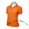 Ladies plain spandex polo t shirt