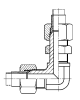 6Q9 6Q9-LN 6Q9-RN 6Q9-LN/RN 90° ELBOW METRIC MALE 74° CONE BULKHEAD HYDRAULIC ADAPTER FITTING ELBOW PIPE FITTING