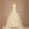 One Shoulder Luxury Organza wedding dress Handmade With Flowers
