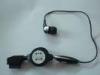 Black Mini Lovely In-ear Wired Earphones, Retractable Earbuds For Ipod / MP5