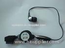 Black Mini Lovely In-ear Wired Earphones, Retractable Earbuds For Ipod / MP5
