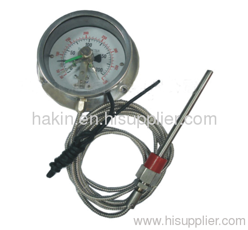 Electric contact thermometer