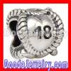 european Sterling Silver Message Bead Birthday Milestones 18 Charm Wholesale