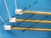 gold coated infrared quartz lamp/electric heater elements