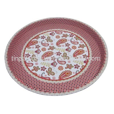 Round Tin Tray