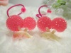 Children Hair accessories, Children Hair ornament ade DBTS1102 Sweet Cherry Hair Rubber Bands ign/Hair Elastic Band