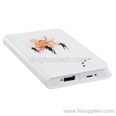 6000mAH USB Rechargeable Portable Mobile Power Supply