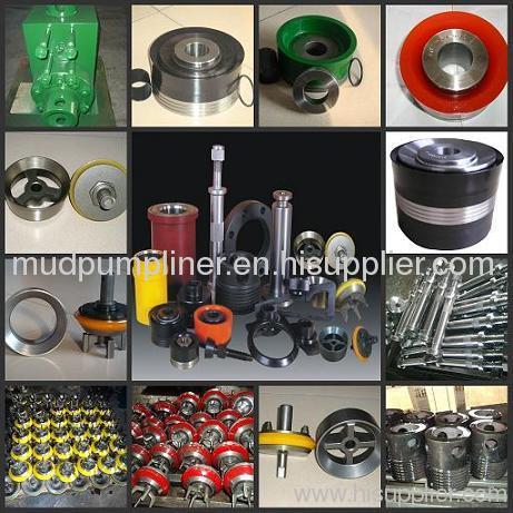 mud pump spare parts liners, pistons, valve and seat, module and parts