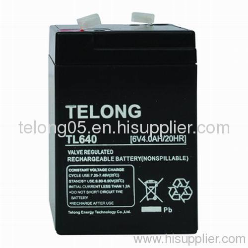 good sealed performance 6v4ah sealed lead acid battery