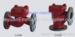 marine flange cast iron check valve