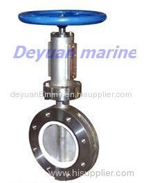 marine flange butterfly valve