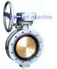 Double-eccentric center butterfly valve