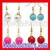 New Women Hoop Plastic j crew Bubble Earrings 19 Candy Colors