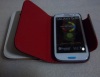 i9300 wallet flip cover white and black and various for choose