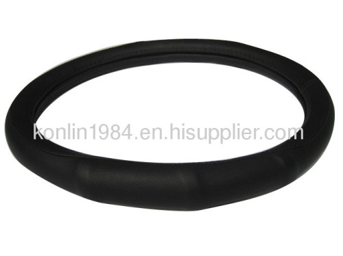 GENUINE LEATHER- CAR STEERING WHEEL COVER