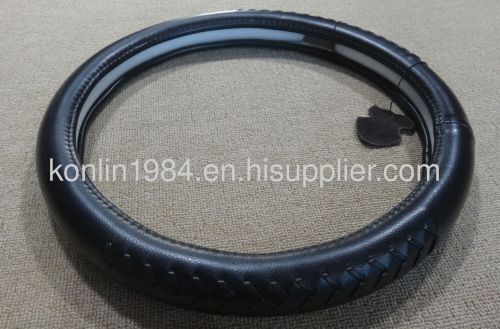 GENUINE LEATHER-STEERING WHEEL COVER