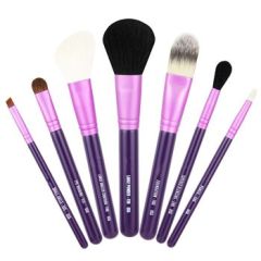 2012 latest 7pcs cosmetic brush set with the cylindrical case