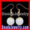 Fashion indian Ivory j crew Hoop Plastic Bubble Earrings Wholesale