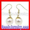 2013 Cream Pearl Plastic Beads european Bubble Earrings Wholesale