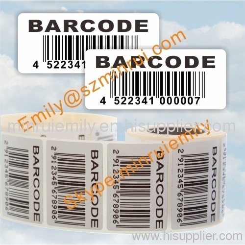 Custom Barcode Labels,Self Adhesive Bar Code Stickers