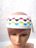 Acrylic jacquard knitted headband