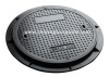 Anti-theft frp manhole cover 600mm with screw lock