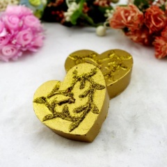 Wedding Holiday Golden Hearted Craft Candle Gifts