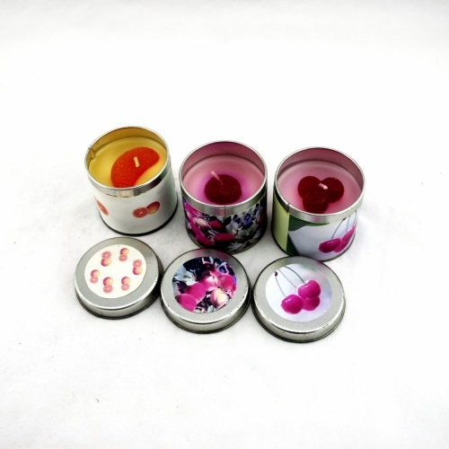 Colour Jelly Tin Candle Holder (RC-285)