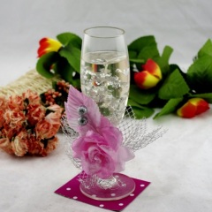 Glass Crystal Jelly Candle Holder (RC-515)