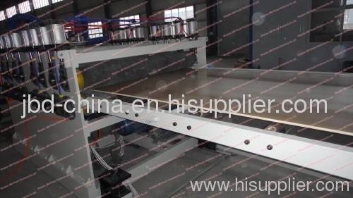 WPC shuttering board extrusion line