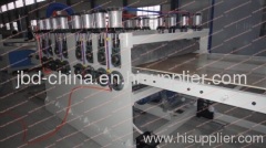 wood plastic building template extrusion line