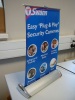 Roll up banner stand