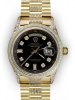 Swiss Replica Men's Black Dial Rolex Day Date Super President