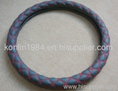 DULL POLISH LEATHER - CAR STEERING WHEEL COVER