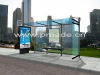 modern bus shelter