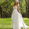 Sweetheart Chiffon Voyage Wedding dresses with Appliques