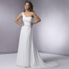 Beautiful One-Shoulder Chiffon Beach Wedding Dresses