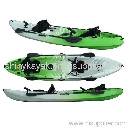 Newest kayak family fishing kayak 2+1 seaters kayak sit on top 