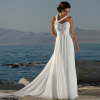 Sweetheart Chiffon Beach Wedding dresses With Flower