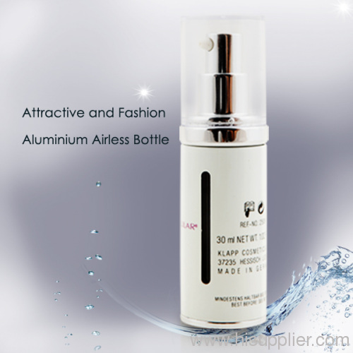 15ml 30ml 50ml Metal Cosmetic Airless pump Bottle