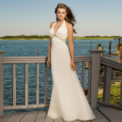 Sexy Halter Beach Wedding Dresses