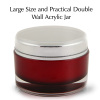 300ML Double wall Acrylic Cream Jars for Cosmetic Packing