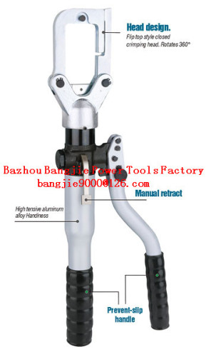 Battery multi-functional tool crimping